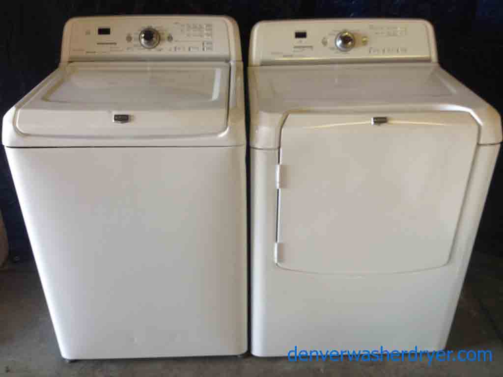 High-Efficiency Maytag Bravos Washer/Dryer Set!