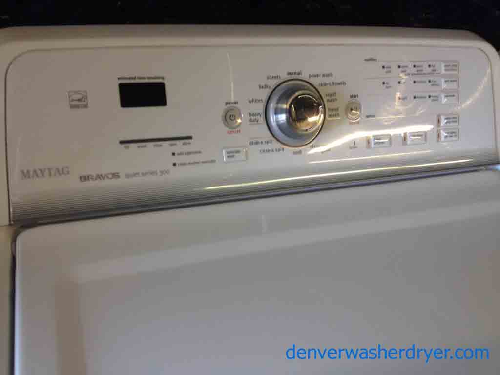 High-Efficiency Maytag Bravos Washer/Dryer Set!
