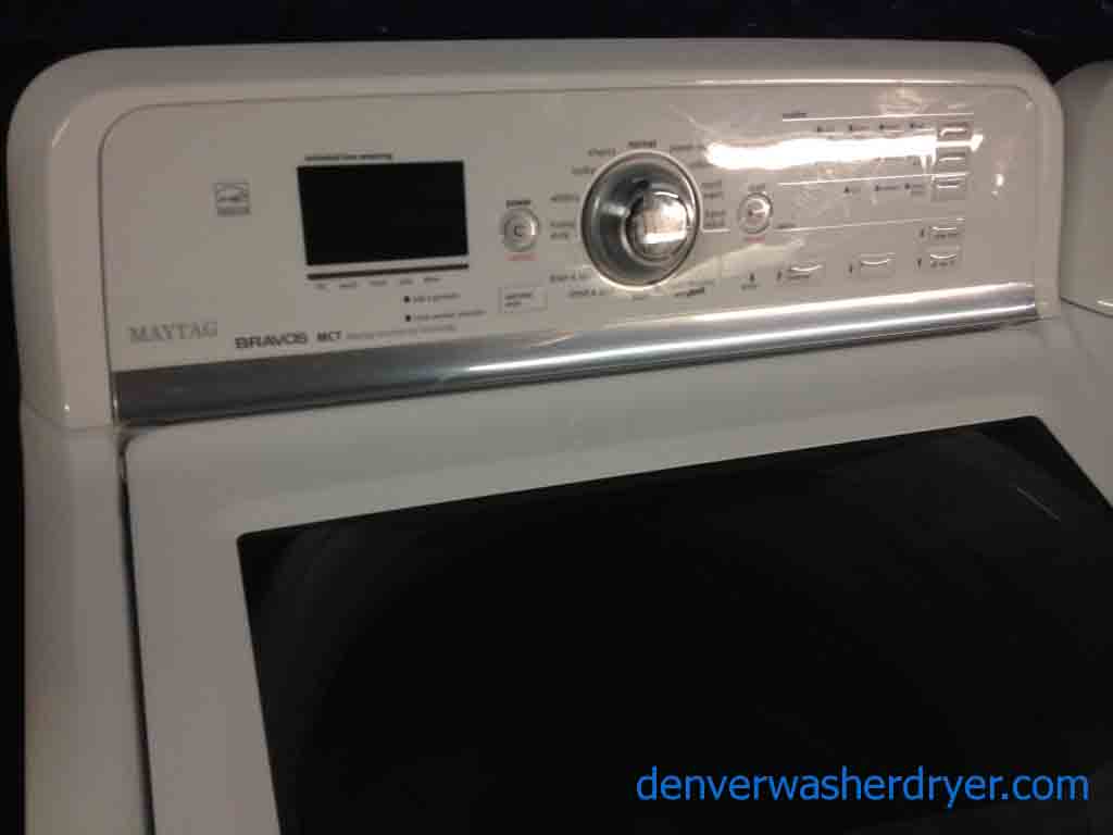 High-Efficiency Maytag Bravos Washer/Dryer Set!
