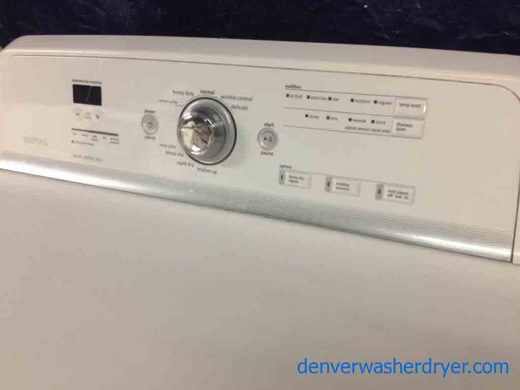 High-Efficiency Maytag Bravos Washer/Dryer Set!