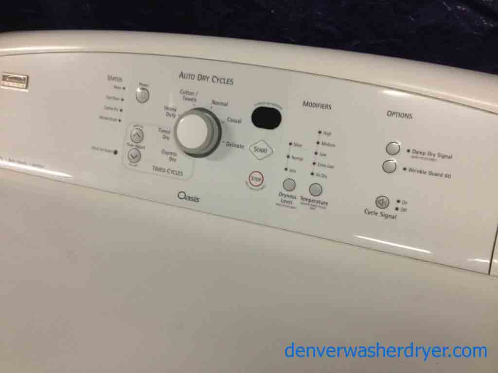 Kenmore Elite Oasis Washer/Dryer Set!