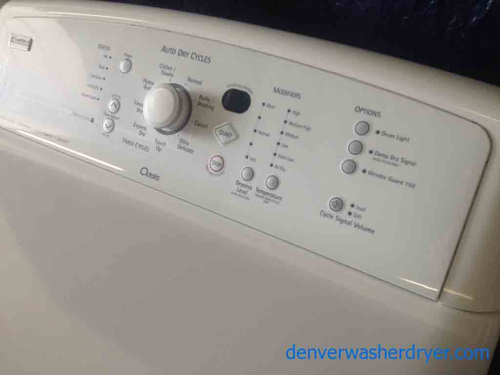 Kenmore Elite Oasis Washer/Dryer Set!
