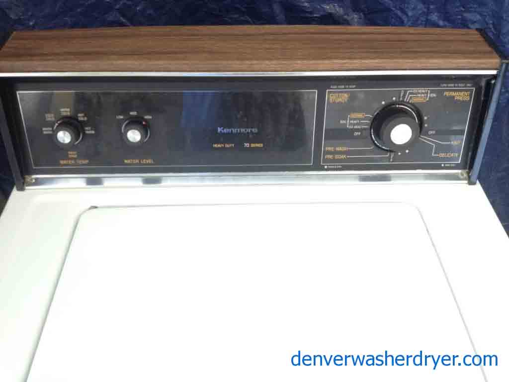 Heavy-Duty Kenmore 70 Series Washer! with super cap dryer 2494