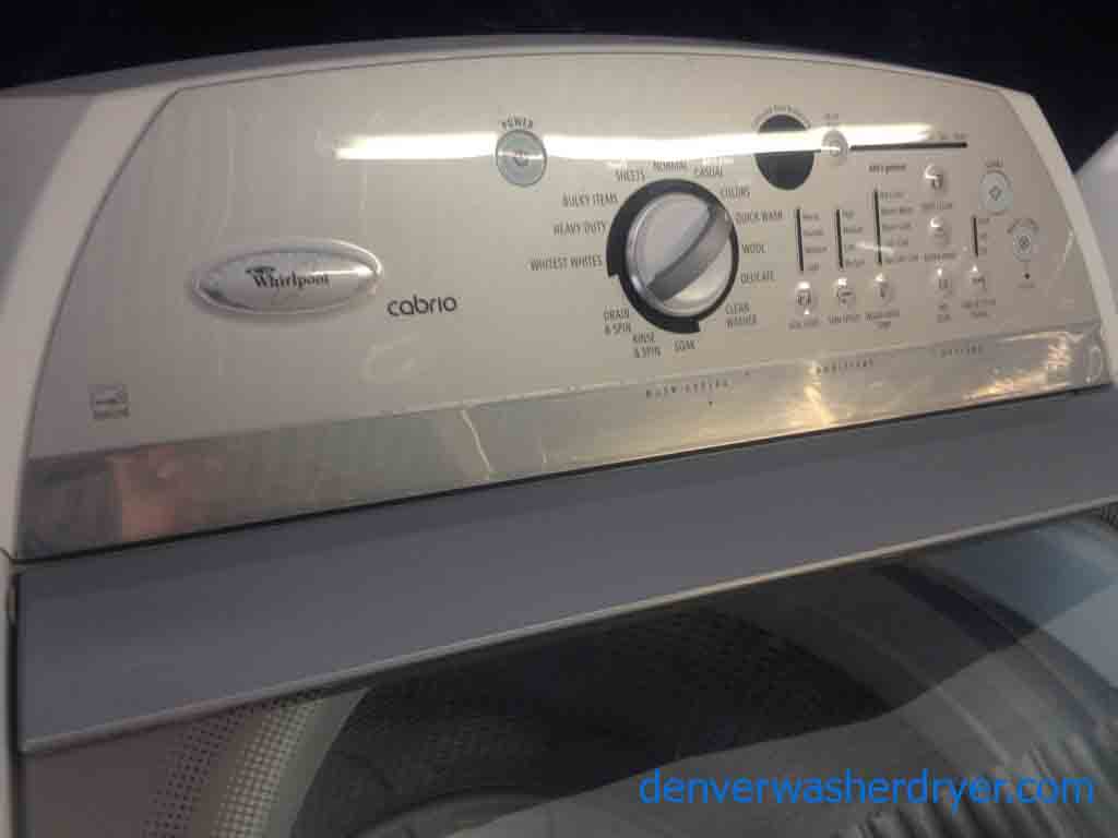 High-Efficiency Whirlpool Cabrio Washer/Dryer Set!