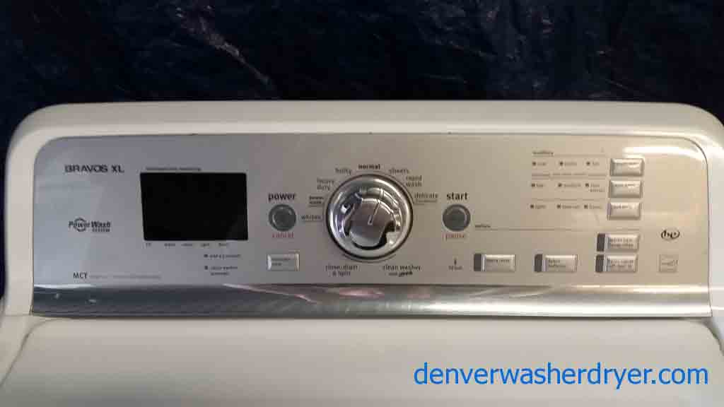 High-end Maytag Bravos XL Washer with 2556 Dryer