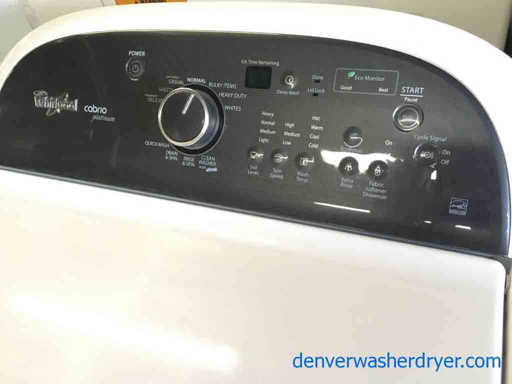 Large Images for H.E. Whirlpool Cabrio Platinum Washer! 2512