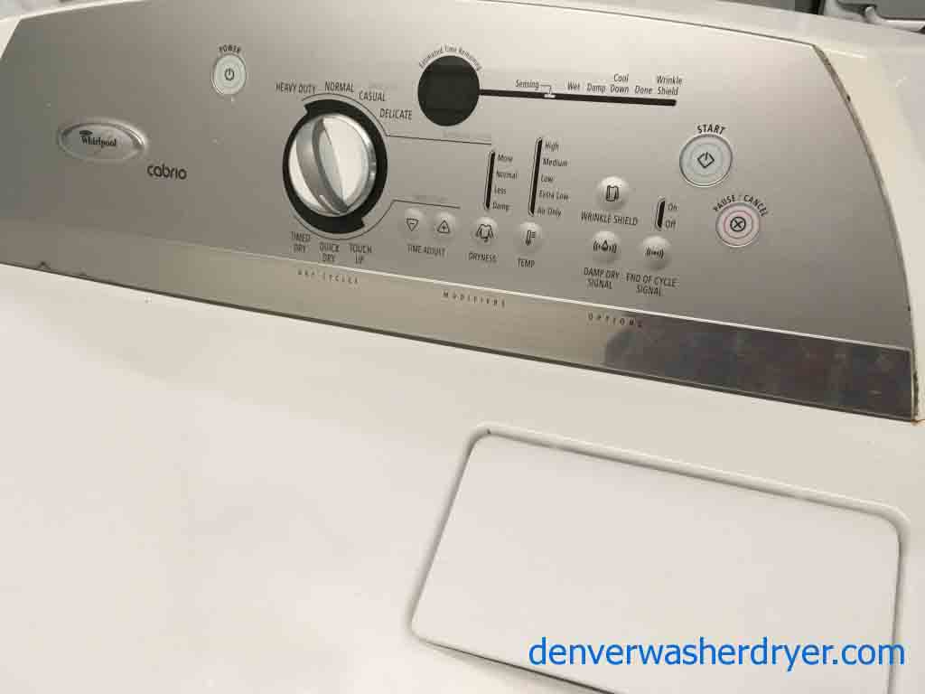 Whirlpool Cabrio Washer/Dryer Set!