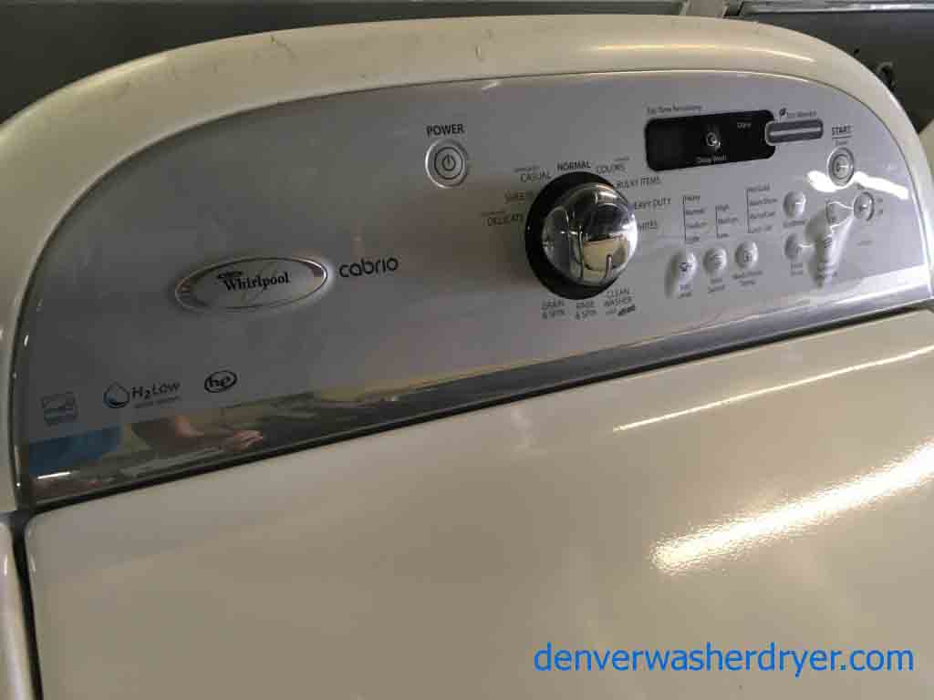 High-Efficiency Whirlpool Cabrio Washer/Dryer Set!