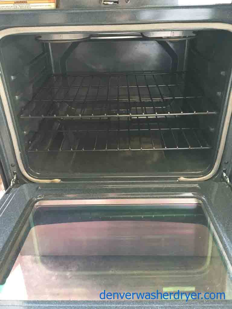 Black & Stainless Steel Maytag Electric Stove!