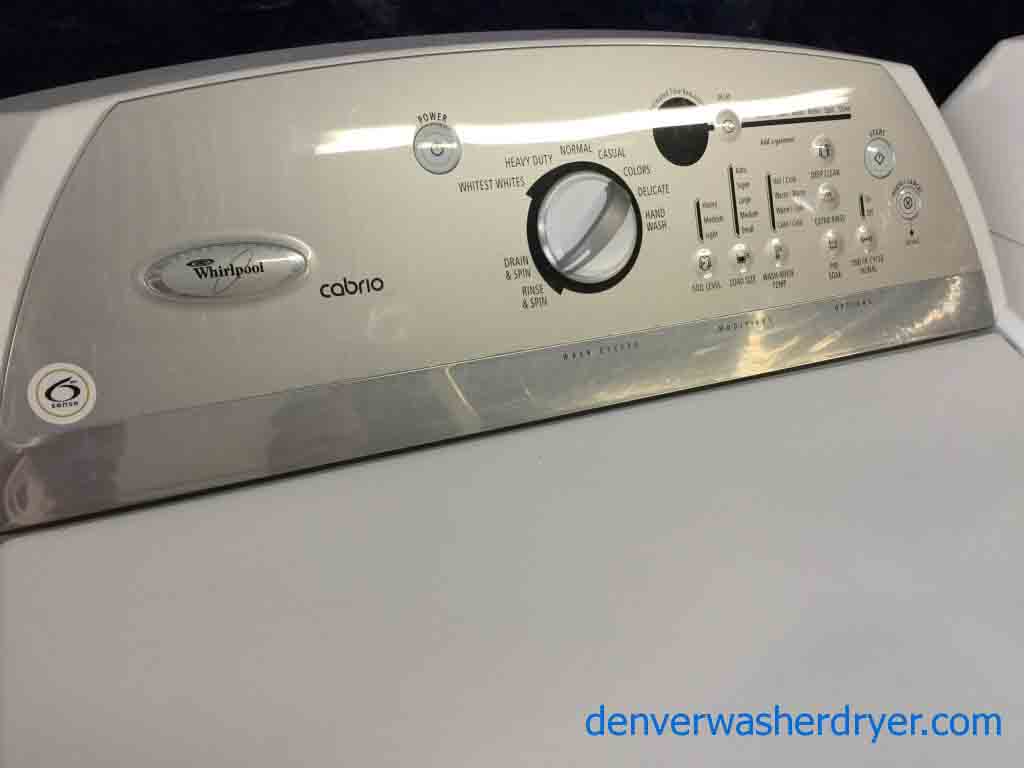 Whirlpool Cabrio Agi Washer/Dryer Set!