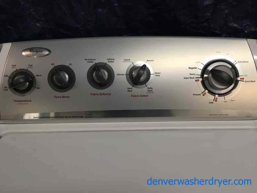 Newer Whirlpool Washer, Heavy Duty