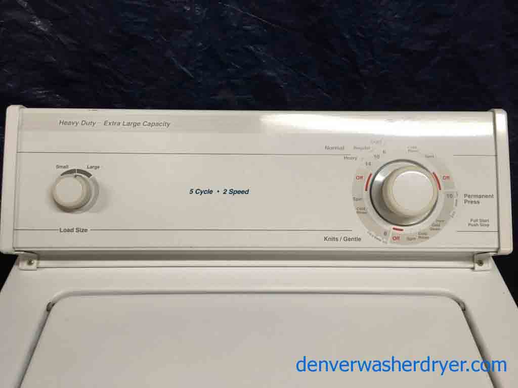 Whirlpool 24″ heavy duty washer!