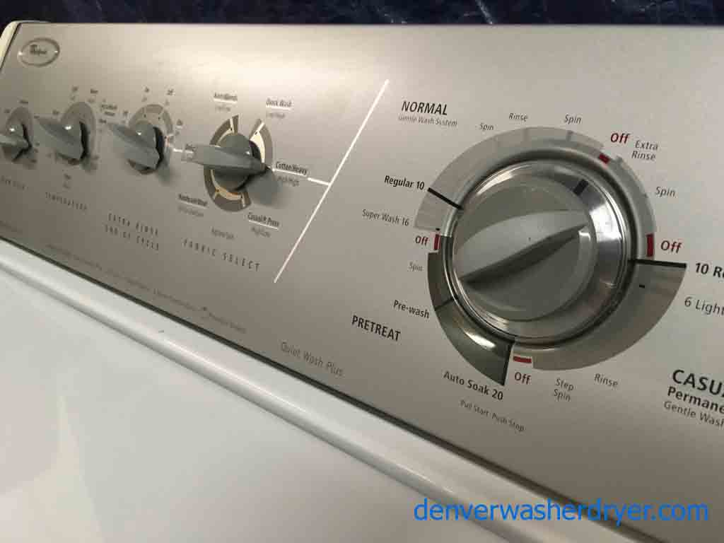 Loaded Whirlpool Gold Washer & Dryer, 220v