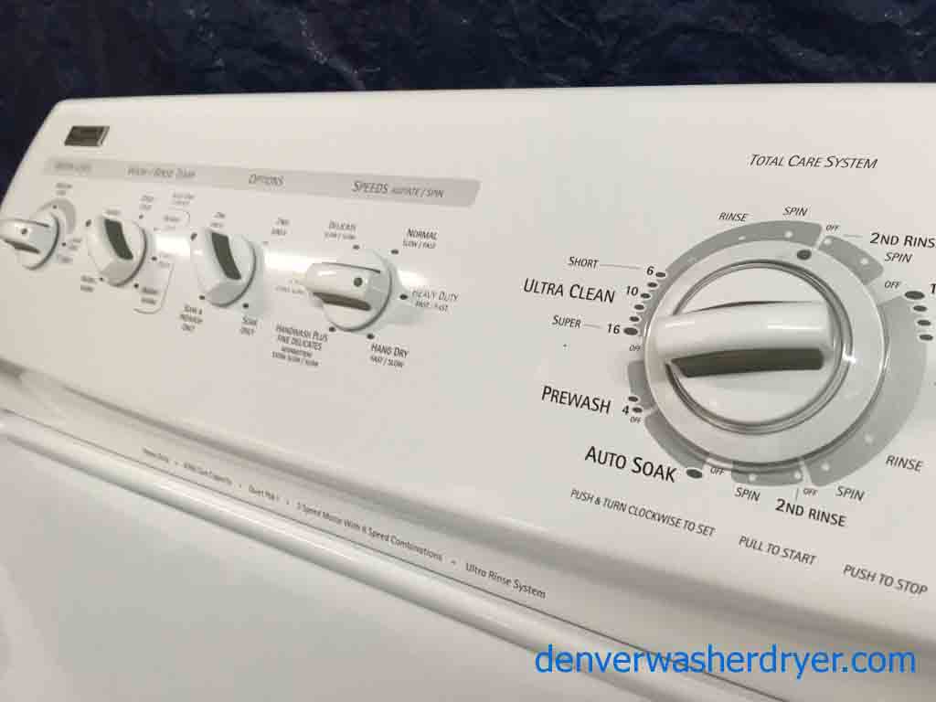 Heavy-Duty Kenmore Elite Washer Dryer Set