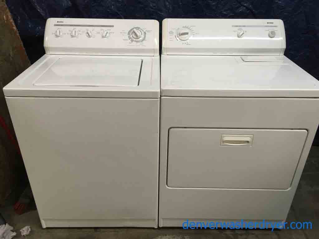 Heavy Duty Kenmore 80 Series Washer Dryer Set!