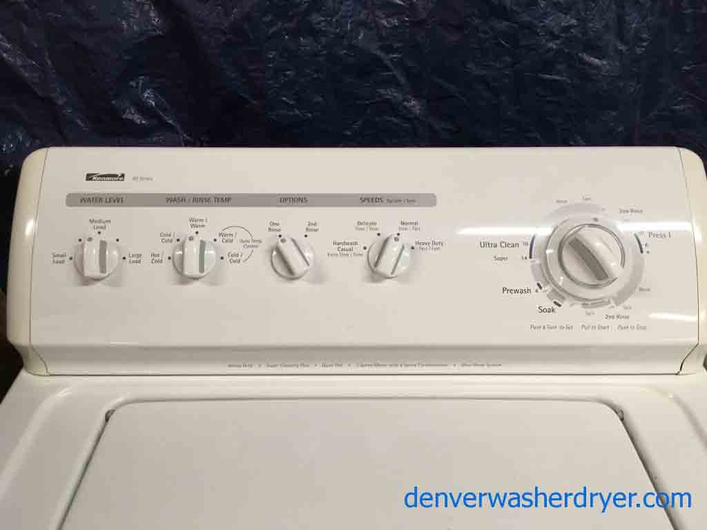 Heavy Duty Kenmore 80 Series Washer Dryer Set!