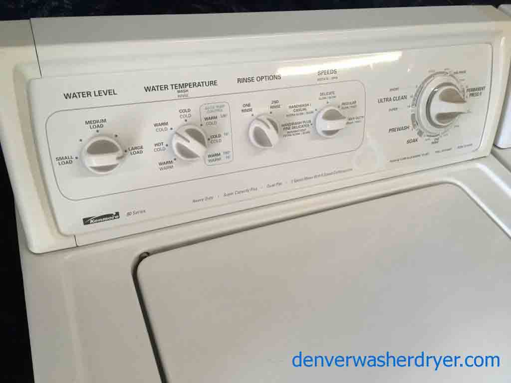 Kenmore 80 Series Washer/Dryer Set!