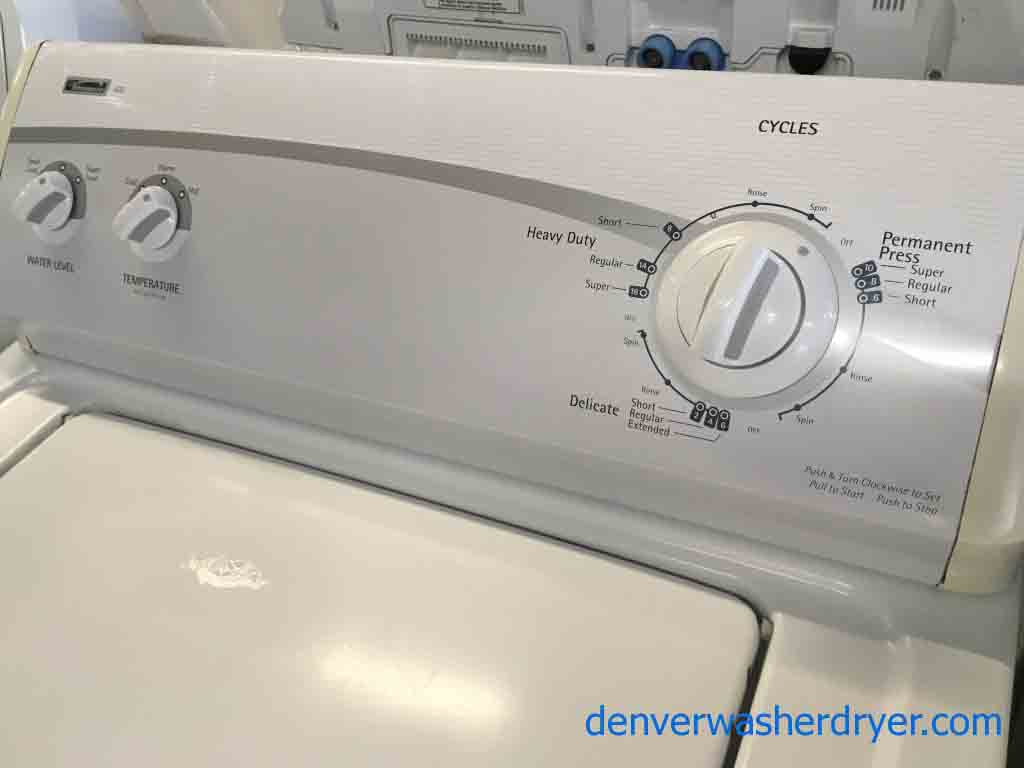Basic, User-Friendly Kenmore 400 Washer!