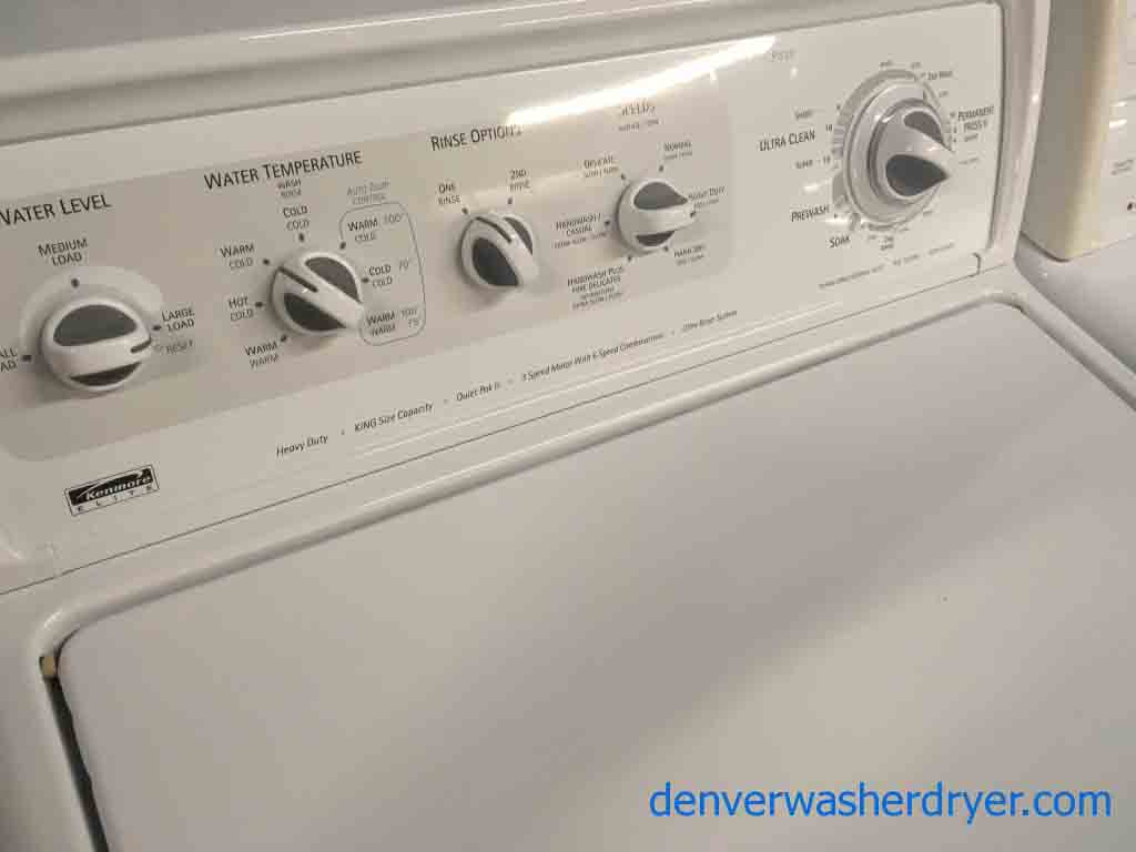 KING Size Kenmore Elite Washer and Dryer Set