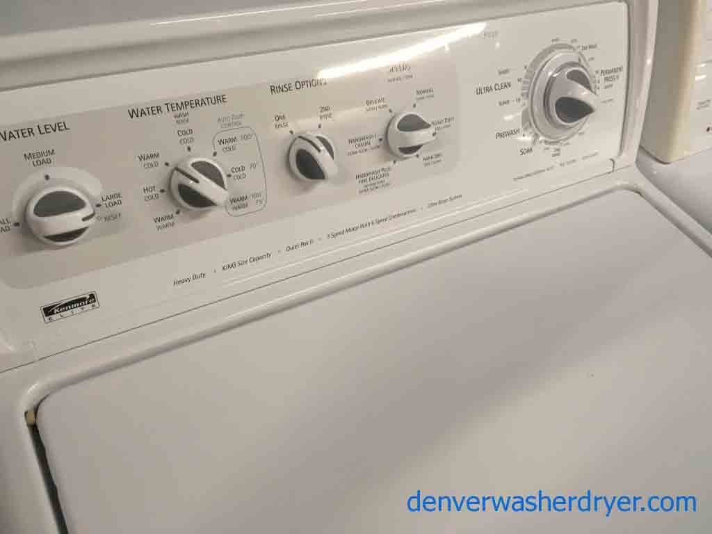 Large Images for KING Size Kenmore Elite Washer and Dryer Set 2255