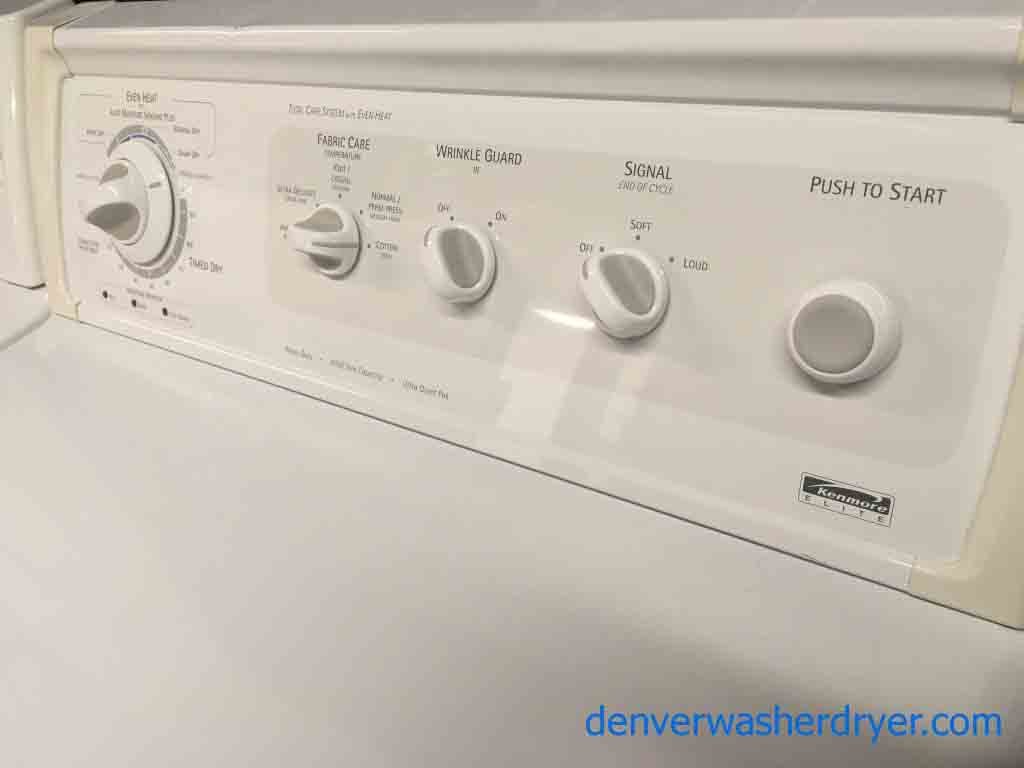 KING Size Kenmore Elite Washer and Dryer Set