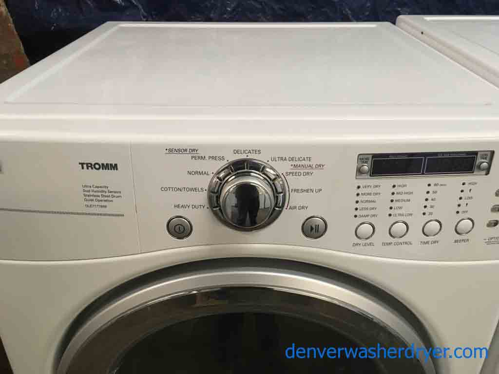 LG Tromm Ultra Capacity Washer Dryer Set!