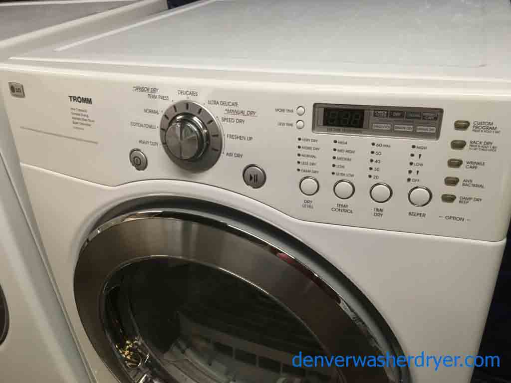 Impressive LG Tromm Washer/Dryer Set w/ Pedestals!