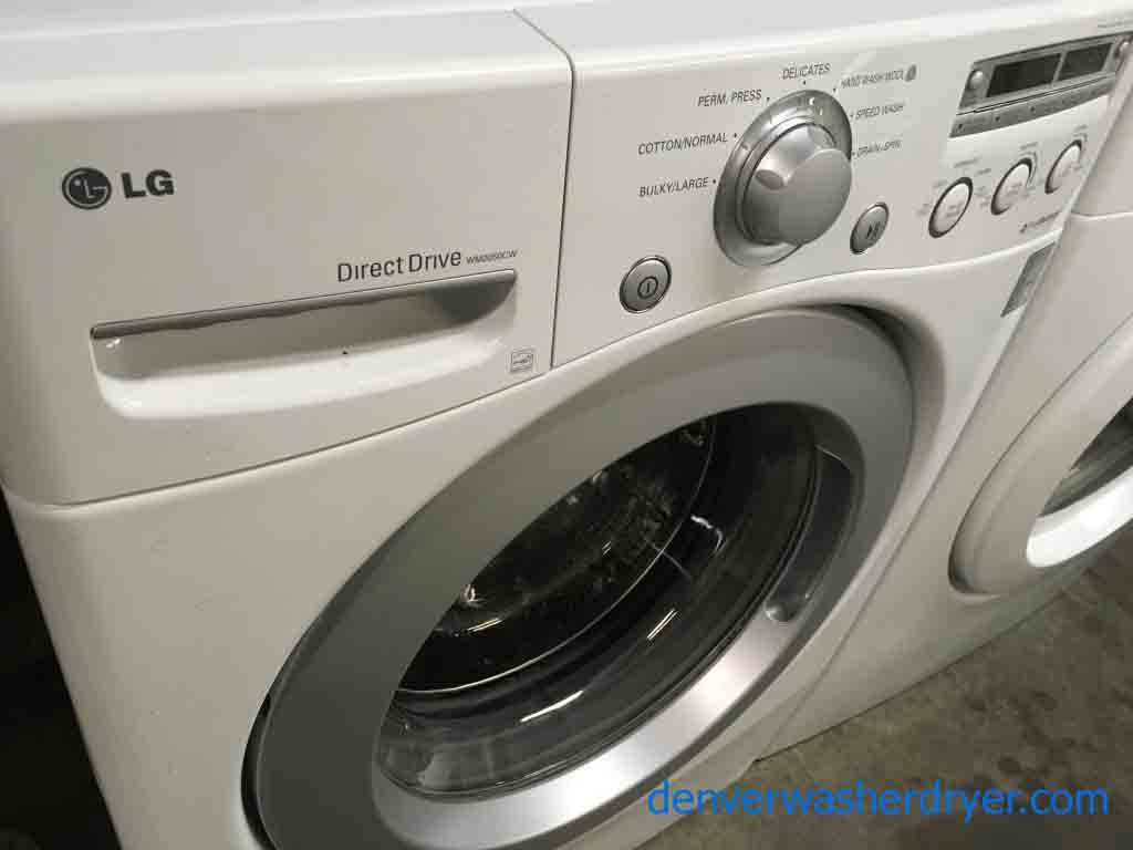 LG Direct Drive Stackable Front-Loading Washer Dryer Set!