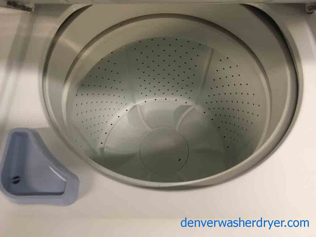 27″ High-Efficiency Frigidaire Stacked Washer/Dryer Set!