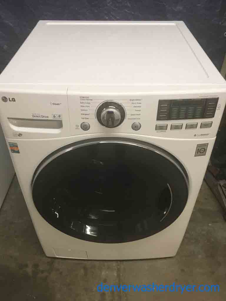 Fully-Featured LG Front-Load Washer & Dryer!