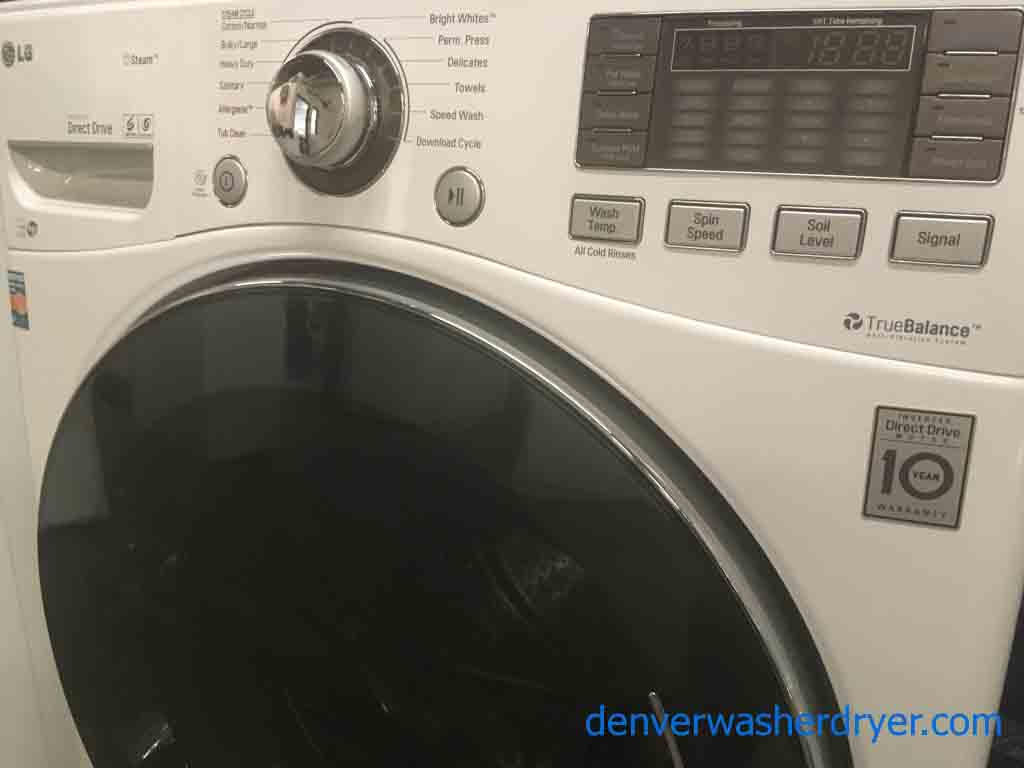 Fully-Featured LG Front-Load Washer & Dryer!