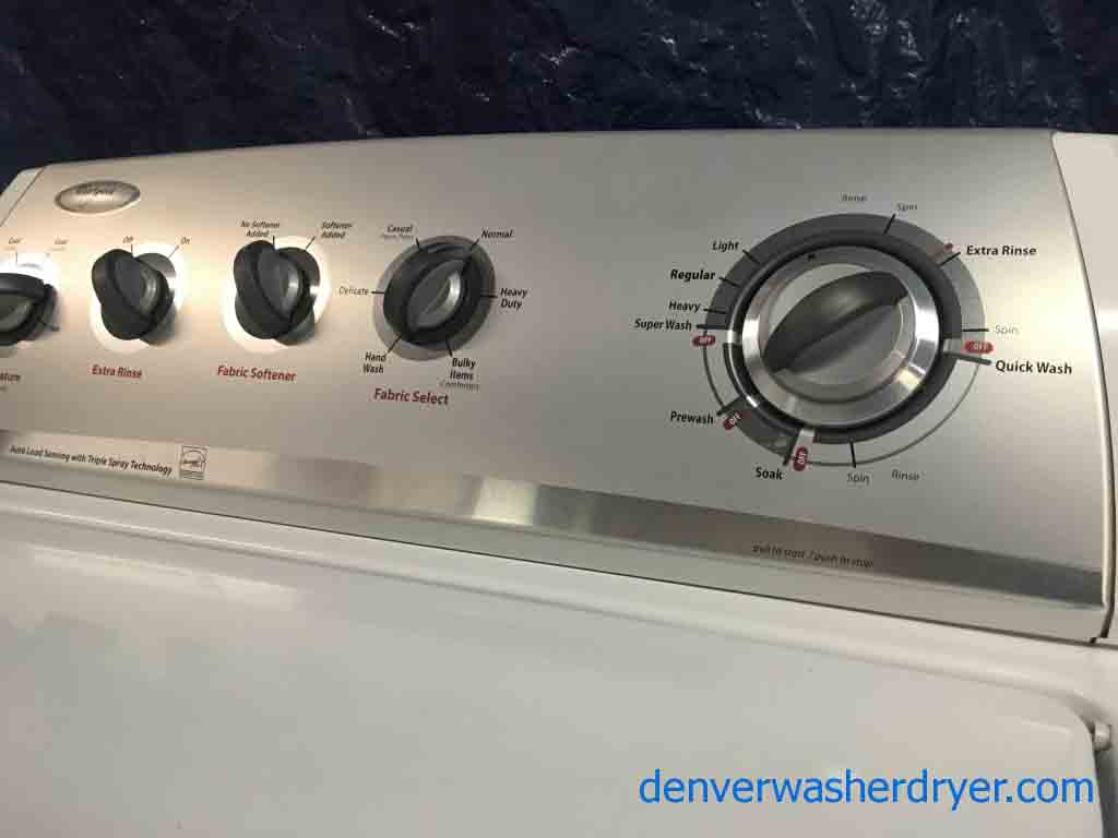 Mix-Matched Whirlpool Washer and Dryer Set!