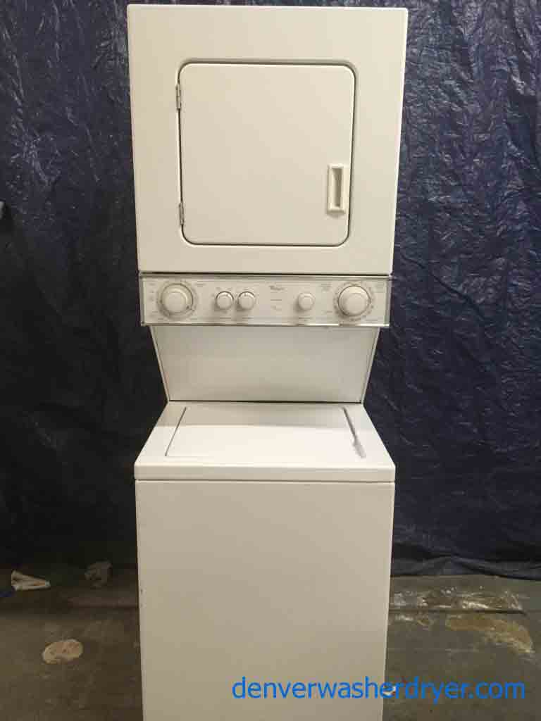 24″ Whirlpool 220v Thin Twin Washer/Dryer Combo!