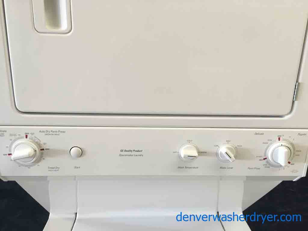 27″ Wide GE Spacemaker Stacked Washer/Dryer Set!