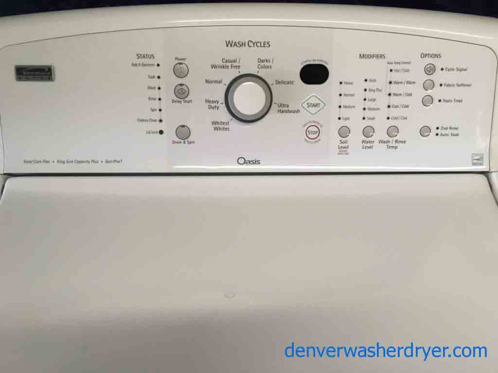 Kenmore Elite Oasis Washer!