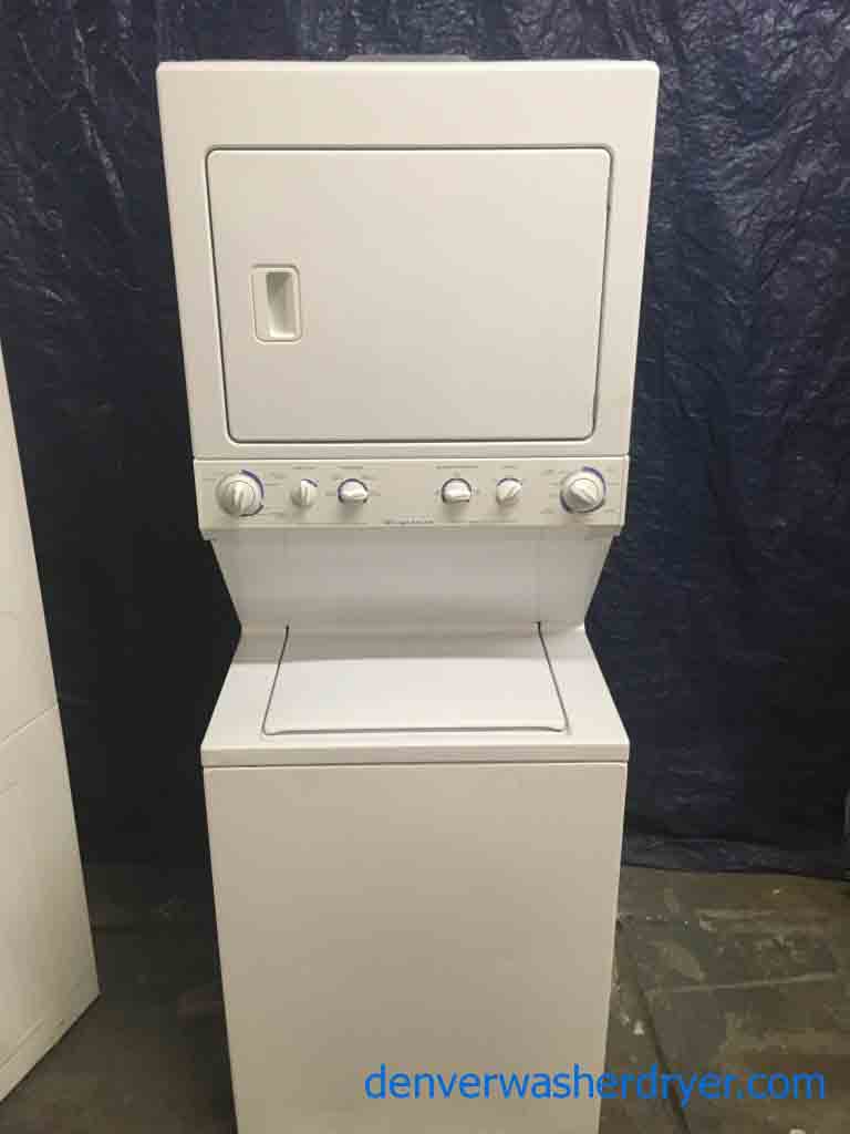 Fantastic Frigidaire 220v Stacked Laundry Machine