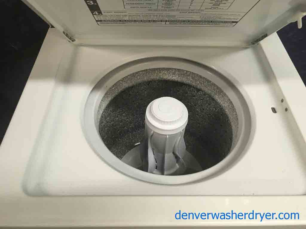 24″ Whirlpool Thin Twin Stacked Washer and Dryer