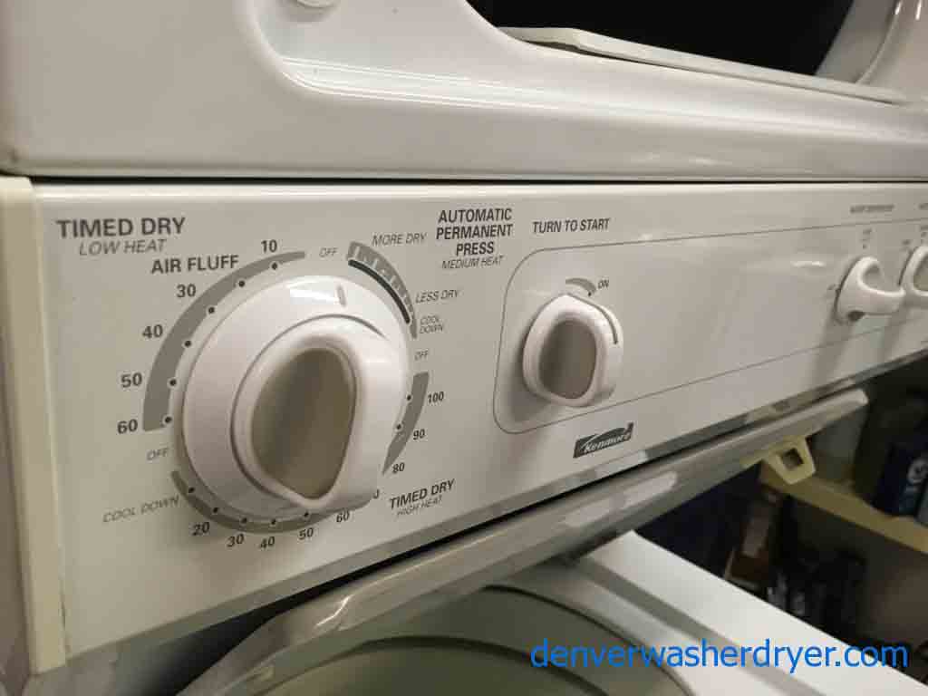Large Images for Kenmore 27″ Stacked Washer and Dryer Combo 2627