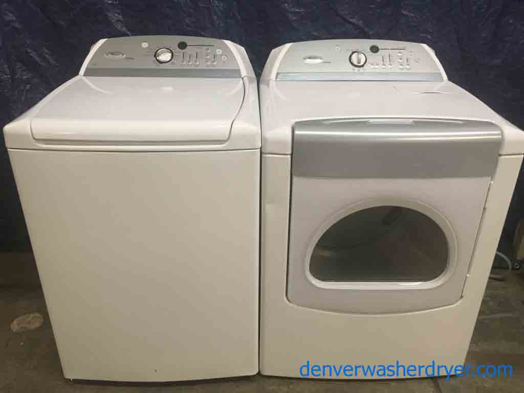 5 cu.ft. Whirlpool Cabrio Washer And Steam Dryer!