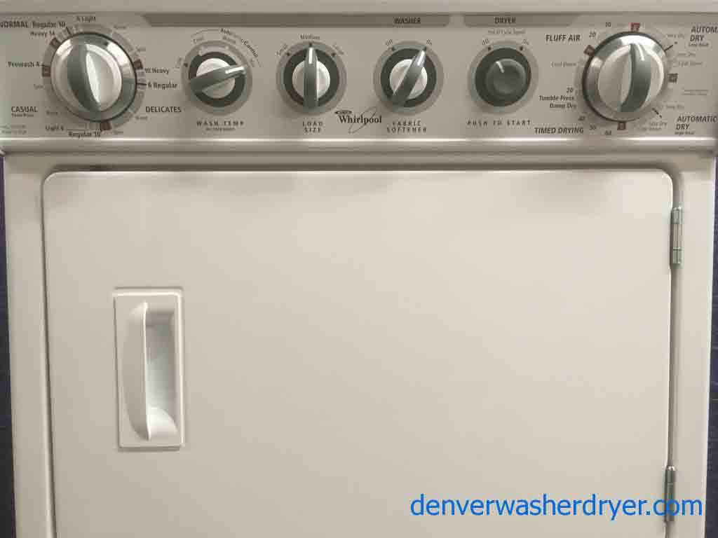 Full-Size 27″ Kenmore Stackable Laundry Center, 220v, NEWER!