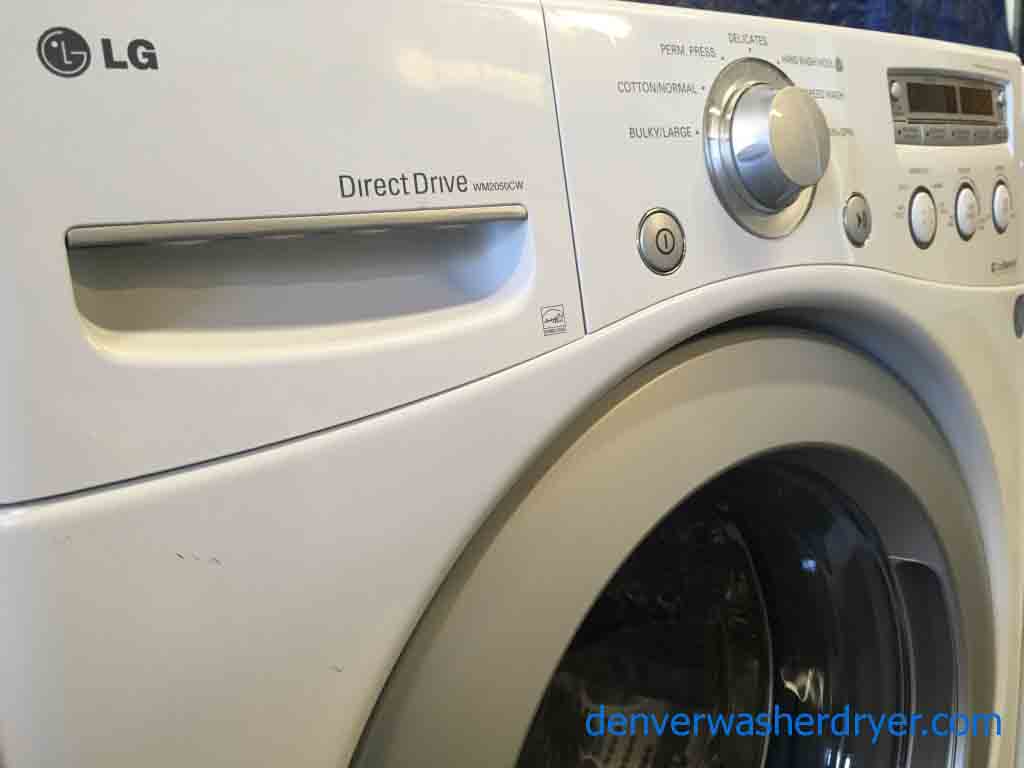Large-and-in-Charge! LG Front Load Washer Dryer Set!