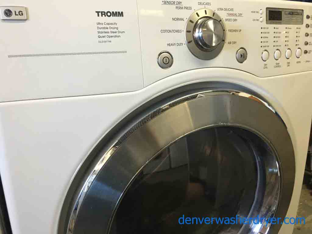 Large-and-in-Charge! LG Front Load Washer Dryer Set!