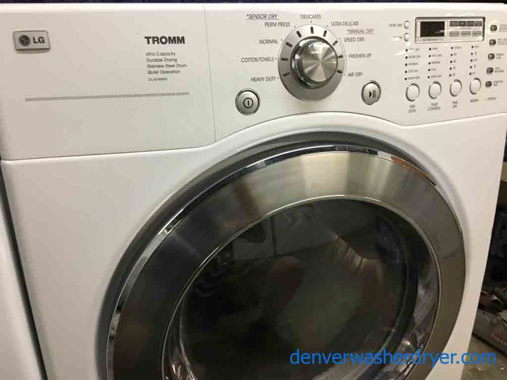 Large Images for *GAS* LG Tromm Front Load Stackable Washer and Dryer