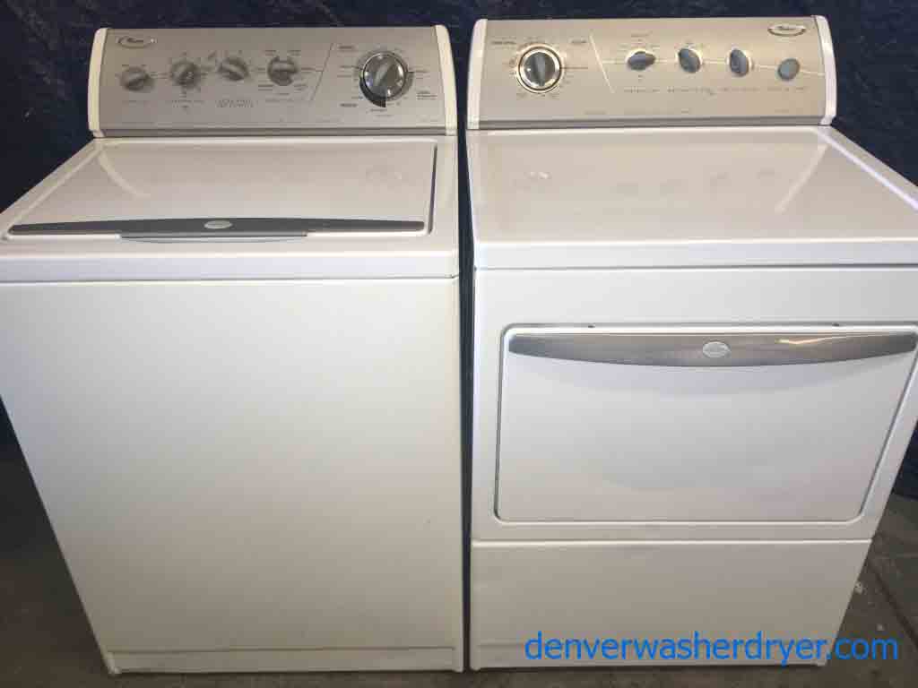 Black Friday Special Whirlpool Super Capacity Washer Dryer Set!