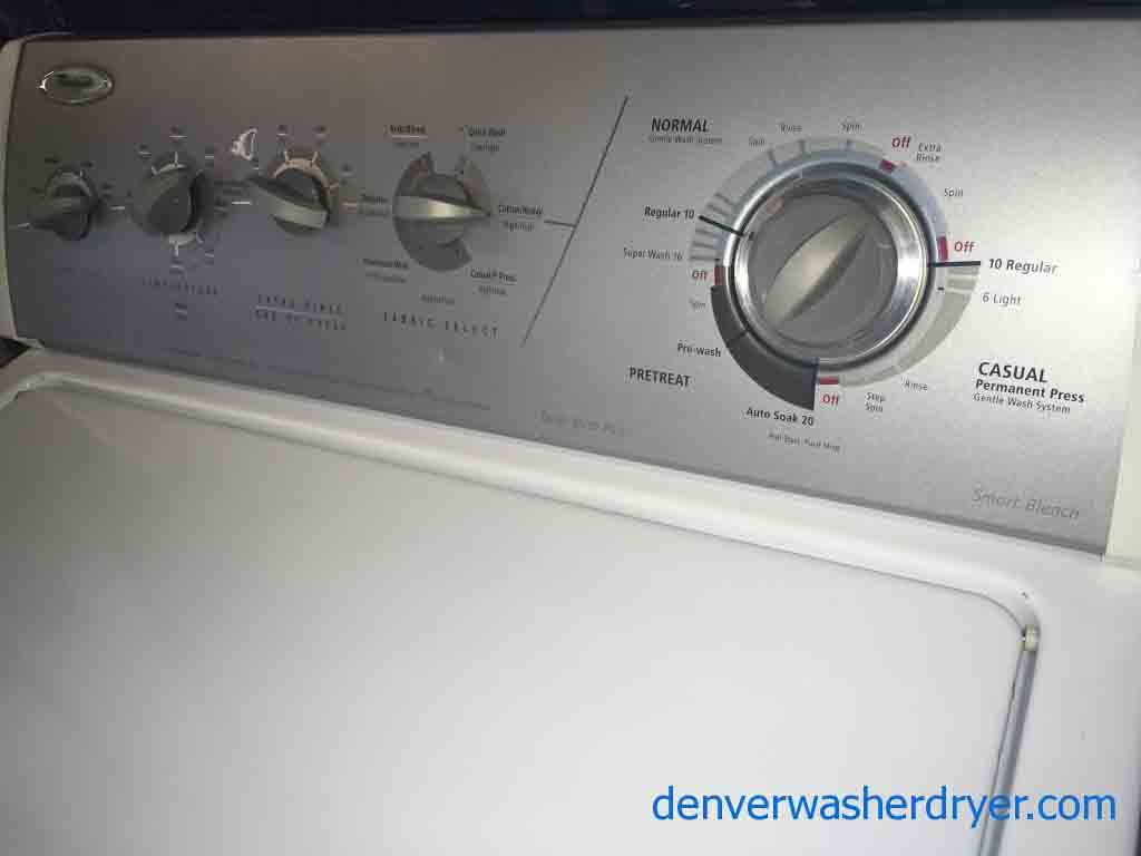 Black Friday Special Whirlpool Super Capacity Washer Dryer Set!