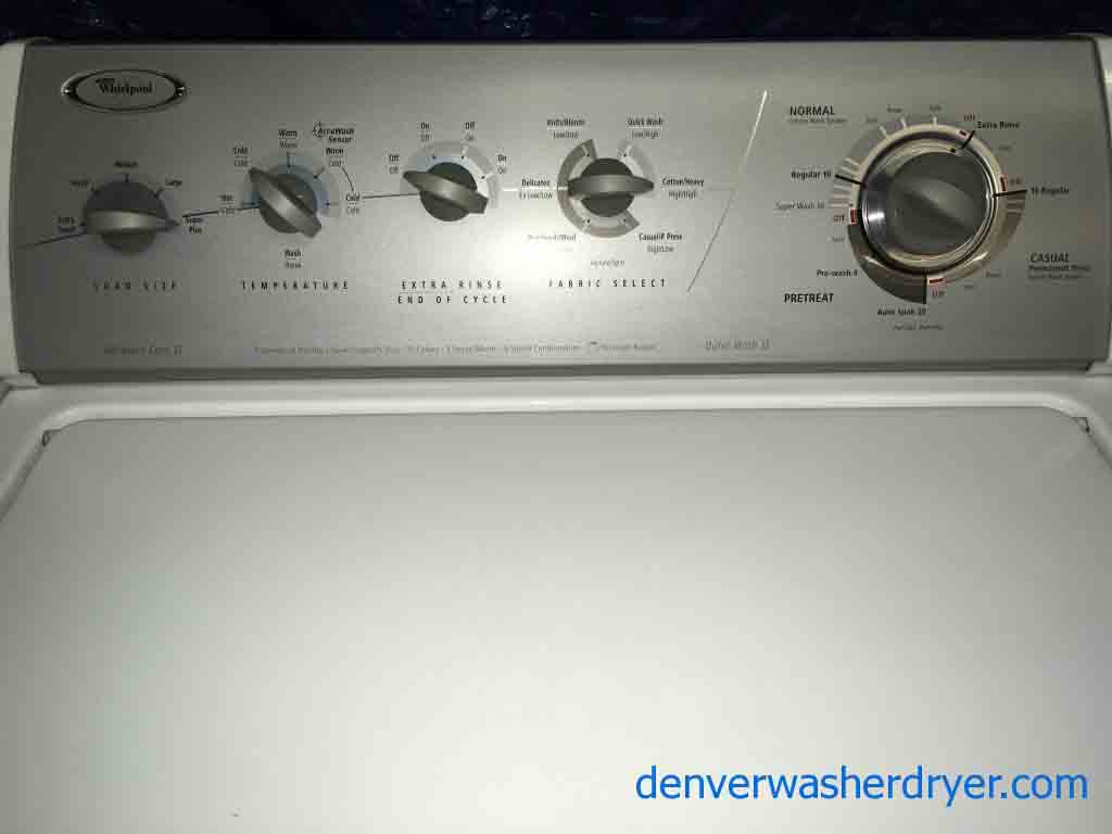 Whirlpool Gold Super Capacity Washer/Dryer Set!