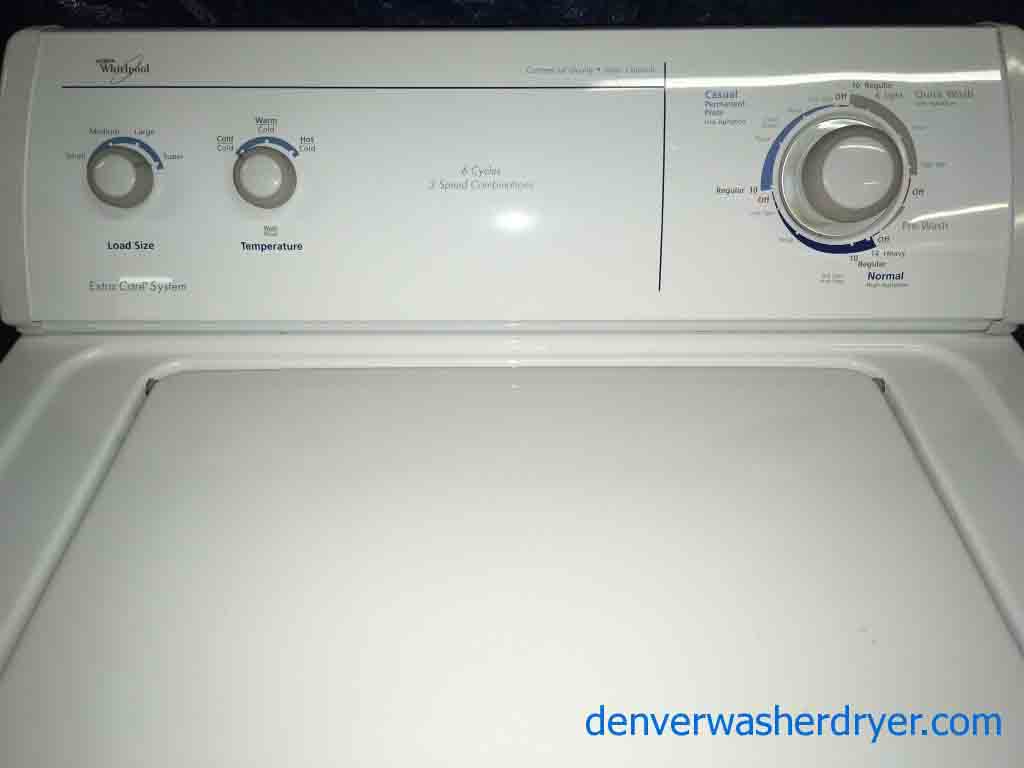 Super Capacity Whirlpool Washer! with Kenmore 400 dryer