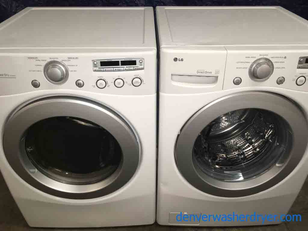 Large Images for Solid LG FrontLoad Washer/Dryer Set (Stackable