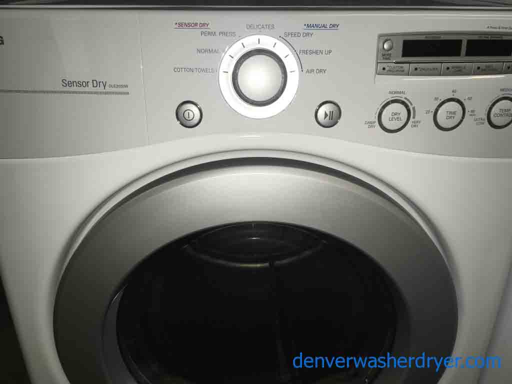Solid LG Front-Load Washer/Dryer Set (Stackable/Pedestal Options)