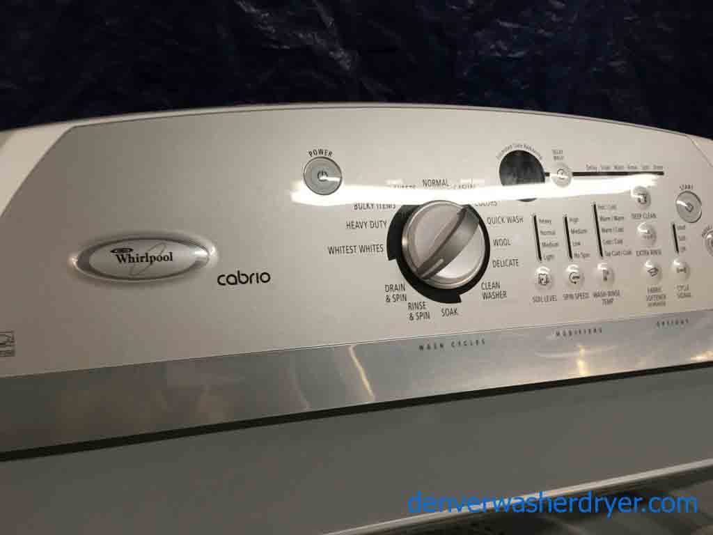 Large Images for Whirlpool Cabrio King Size Washer Dryer Set 2710